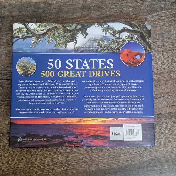 50 States 500 Great Drives Road Trip Book - Picture 2 of 7